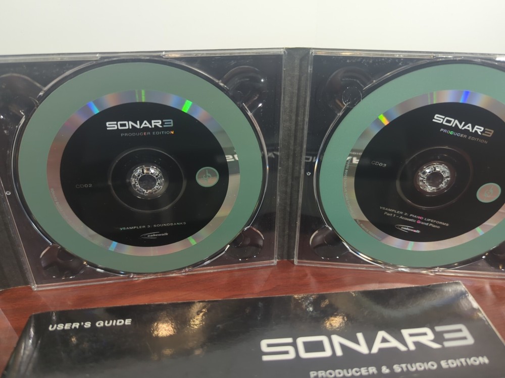 CAKEWALK SONAR3 PRODUCER Edition 3 Disk Set And Users Guide