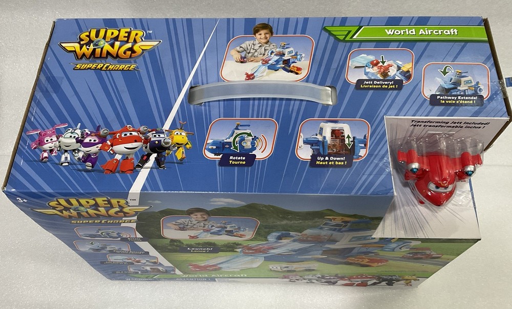Super Wings Transform-A-Bot World Aircraft Play Set