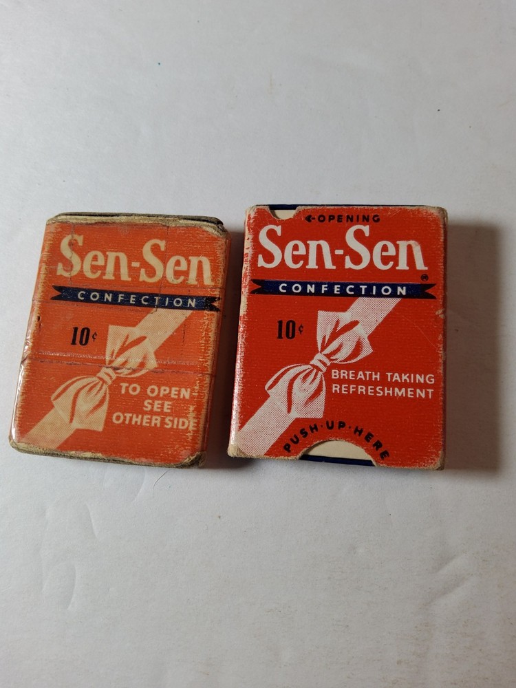 Sen-Sen Boxes. Empty