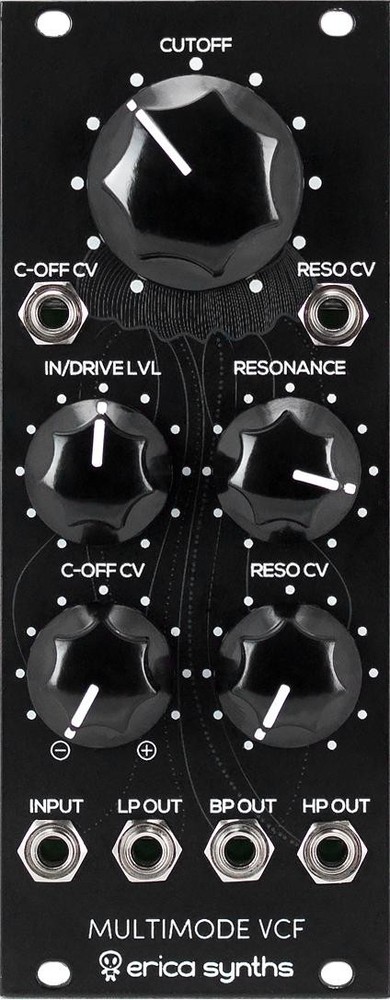 Erica Synths Black Multimode VCF Multi-Mode Eurorack Filter with Germanium