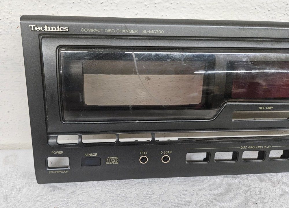 TECHNICS SL-MC700 CD Player FACEPLATE w Some Scratching