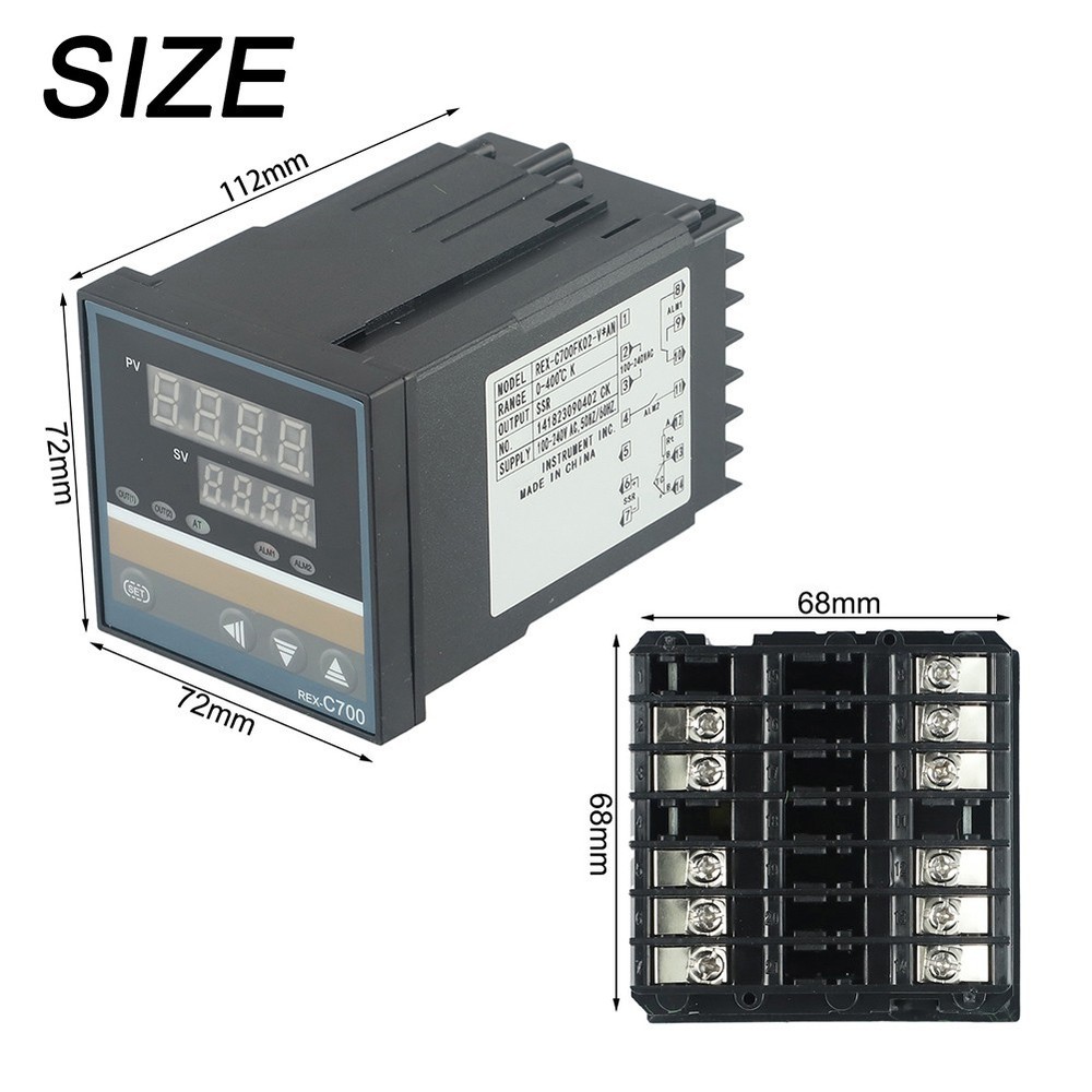 REXC700 V AN PID Controller for SSR Output Thermostat with Multi Input Support