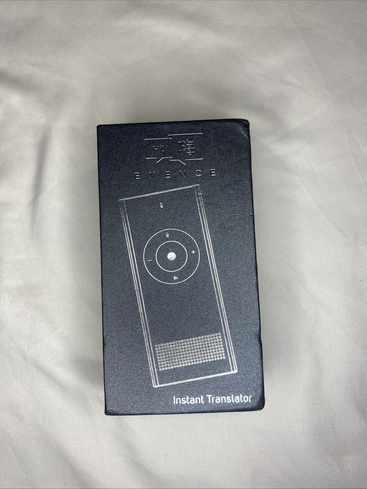 Enence Instant Translator Handheld Electronic Language Device Battery USB Cable