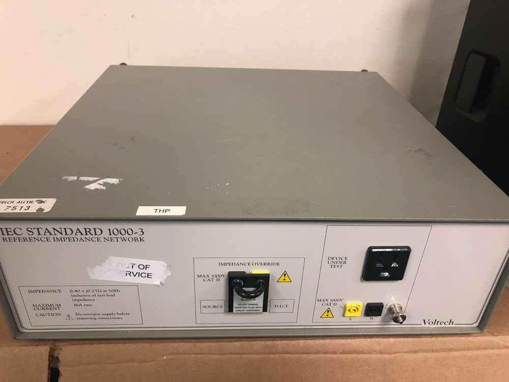 Voltech IEC Standard 100-3 Reference Impedance Network