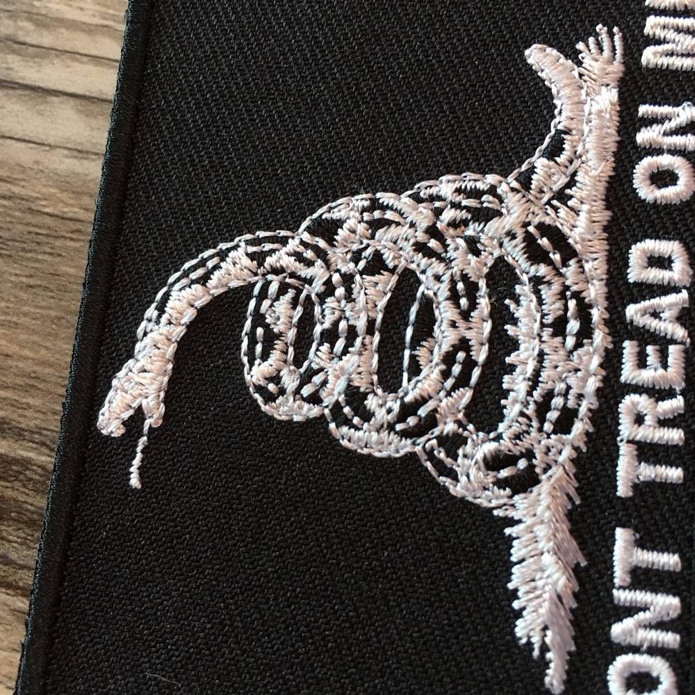 Gadsden Don't Tread On Me Patch, Black & White