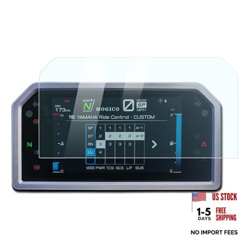 Nano Glass Motorcycle Dashboard Screen Protector Kit for Yamaha TMax Tech Max