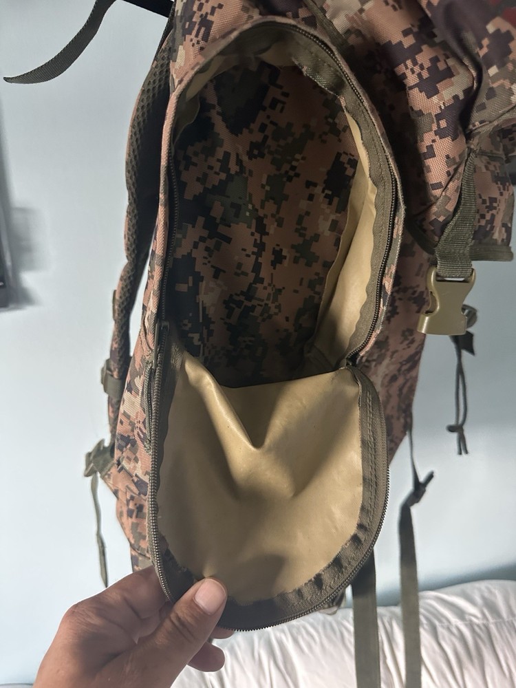 Mill Spec Plus Camo Backpack with Pockets On Both Sides