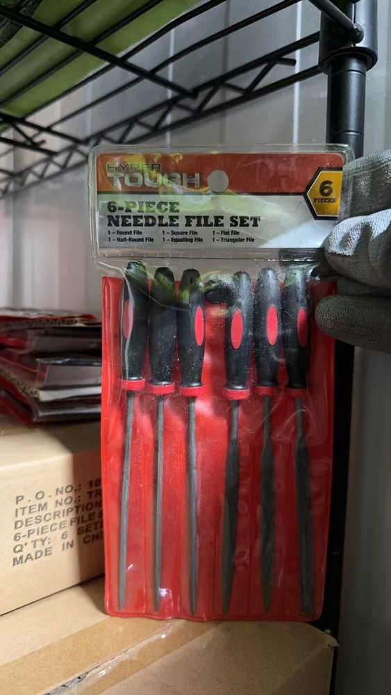 (2 pack) Hyper Tough Needle File Set 6 Assorted Files, 6-PIECENEEDLE FILE SET