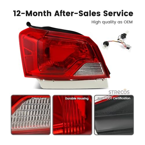Halogen Tail Light for 2014 2015 2016 2017 2018 2019 2020 Left Driver Side