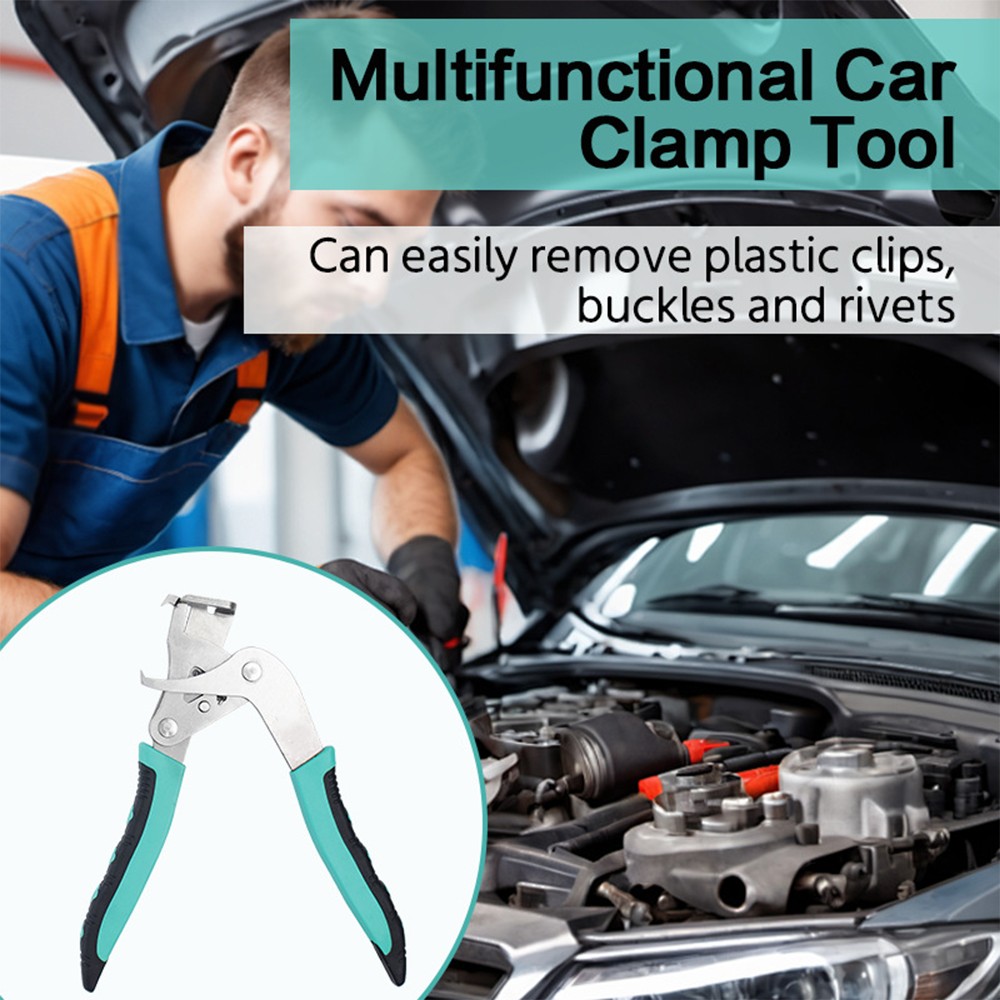 Car Clip Removal Pliers Trim Door Panel Fastener Remover Lever Disassembly Tool