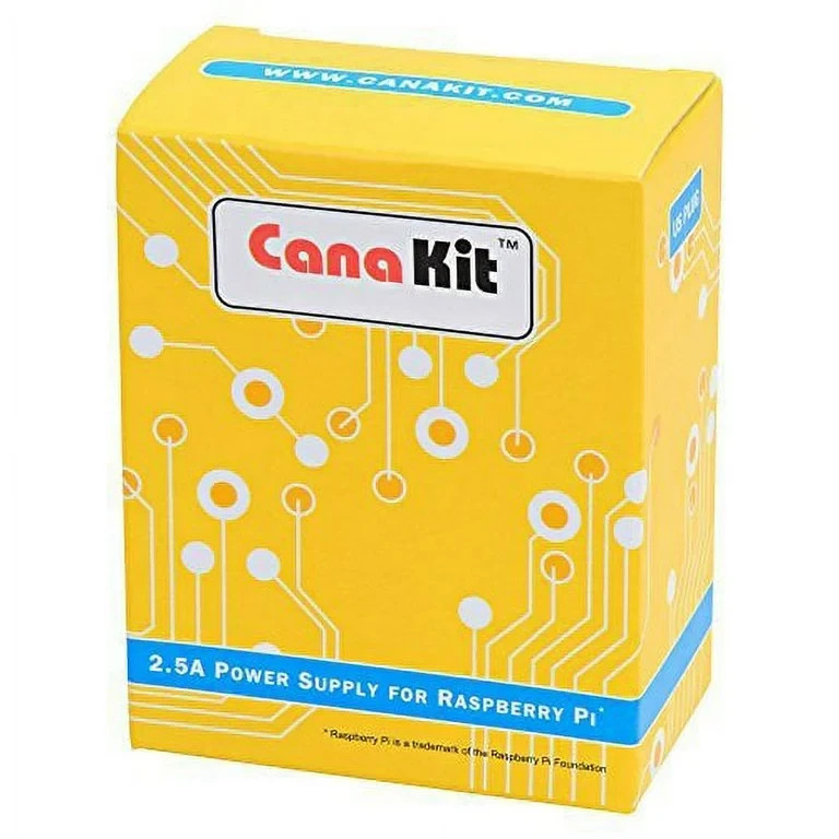 CanaKit 5V 2.5A Raspberry Pi 3 B+ Power Supply/Adapter