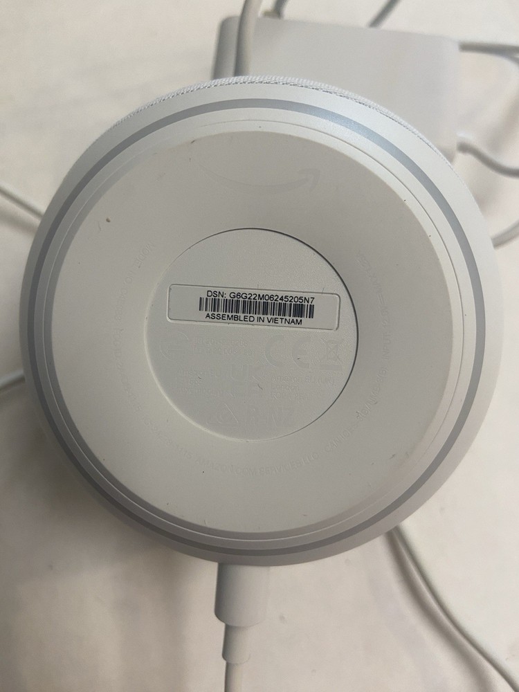 Amazon Echo Dot Smart Speaker Alexa WiFi Voice Control White Sphere