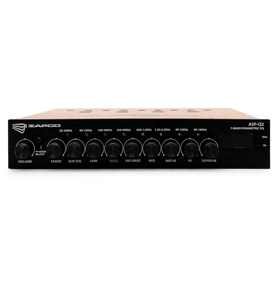 Zapco ASP-Q2 EQ/7-Band Parametric Crossover