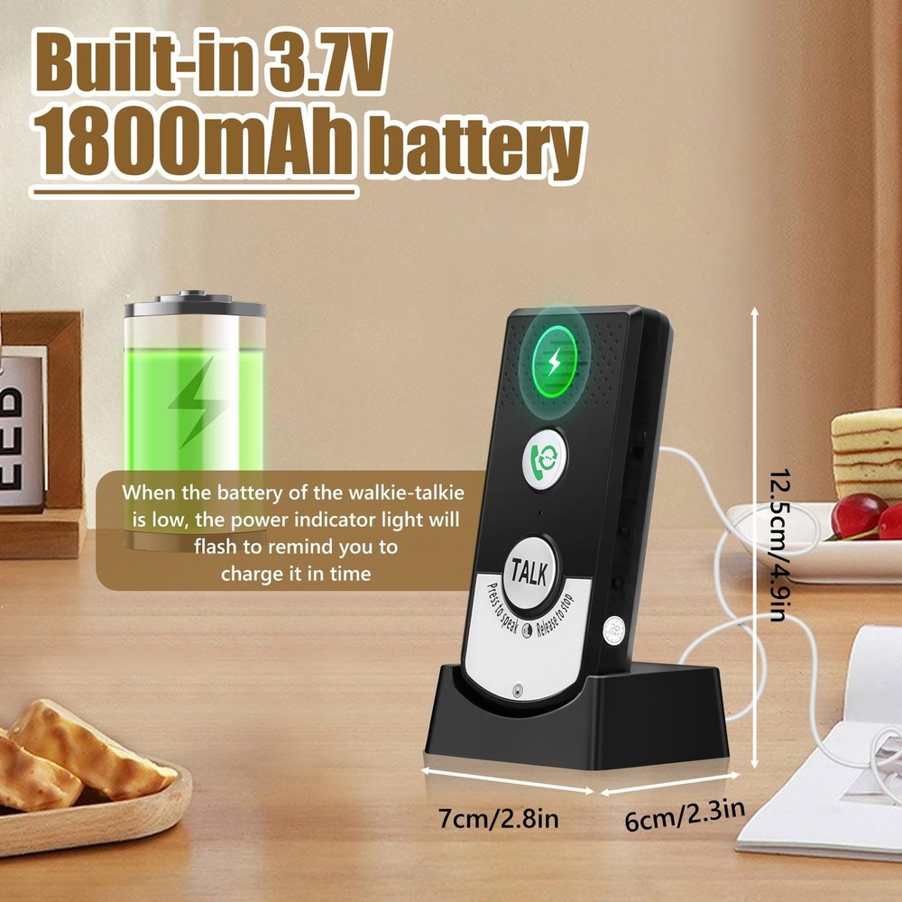 Intercom System for Home, 2 Way Voice Intercom Wireless, Home Intercom System...