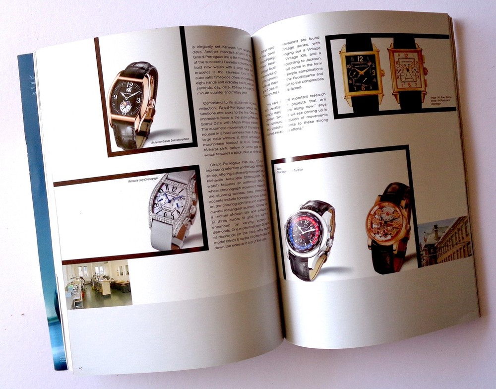 Cellini Premier Watch Collections/Magazine 2003