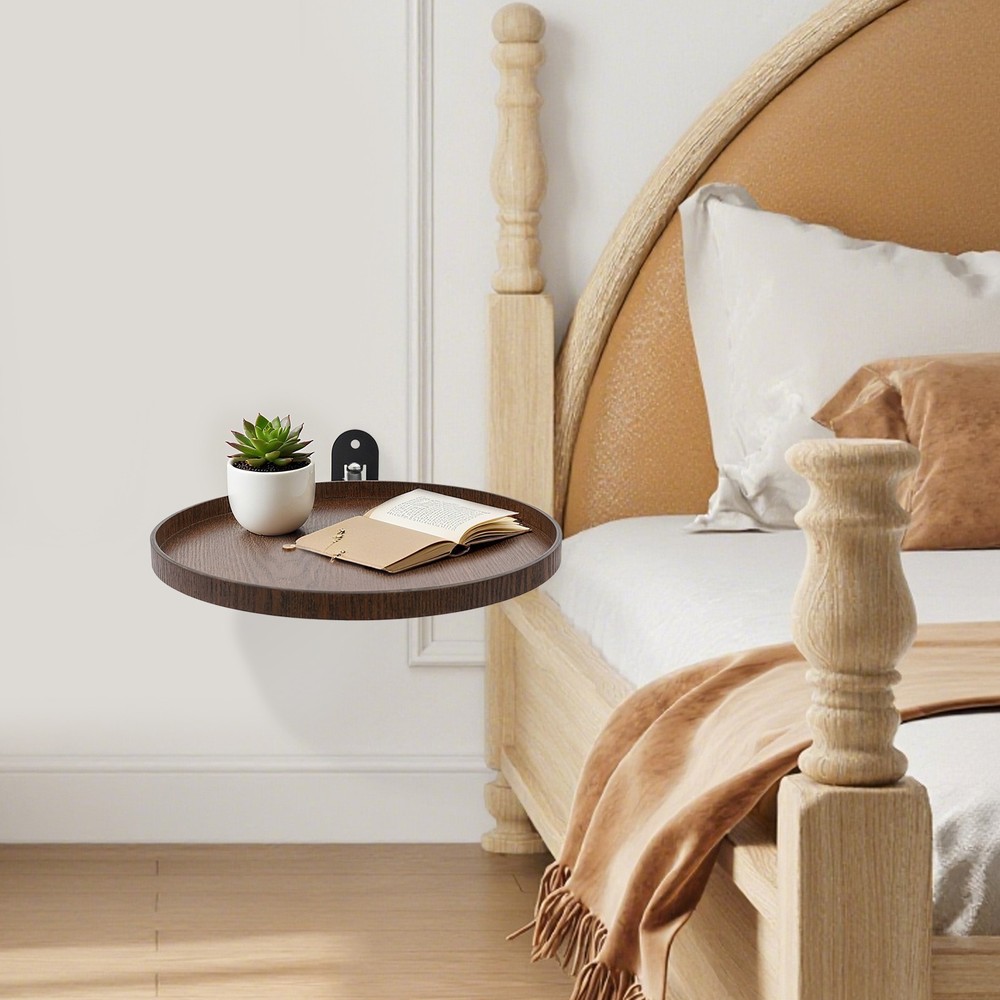 Wall Mounted Folding Table, Foldable Wall Table, Round Foldable Wall Table