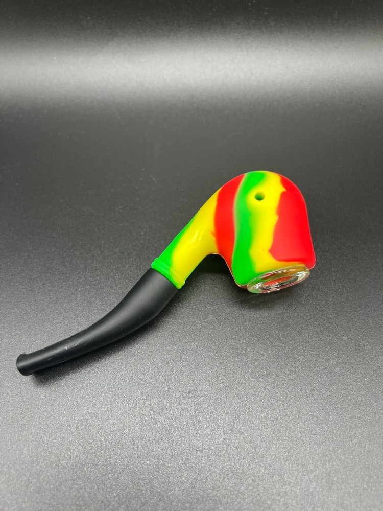 Multicolor Silicone Sherlock Pipe Tobacco Pipe