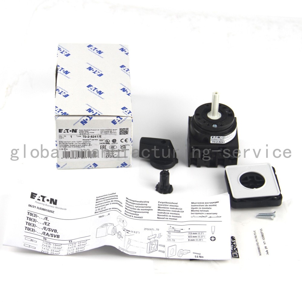New EATON MOELLER T0-2-8241/E Switch