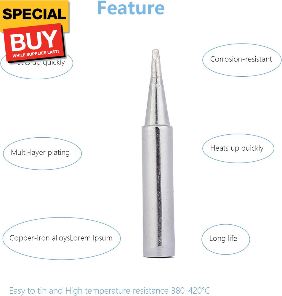 Soldering Iron Tips,900M Solder Tip Replacement, Solder Welding Replacement Tip