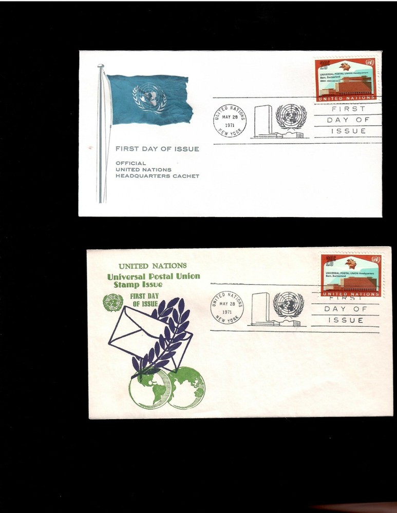 UN Scott 219 FDCs with 3 different cachets