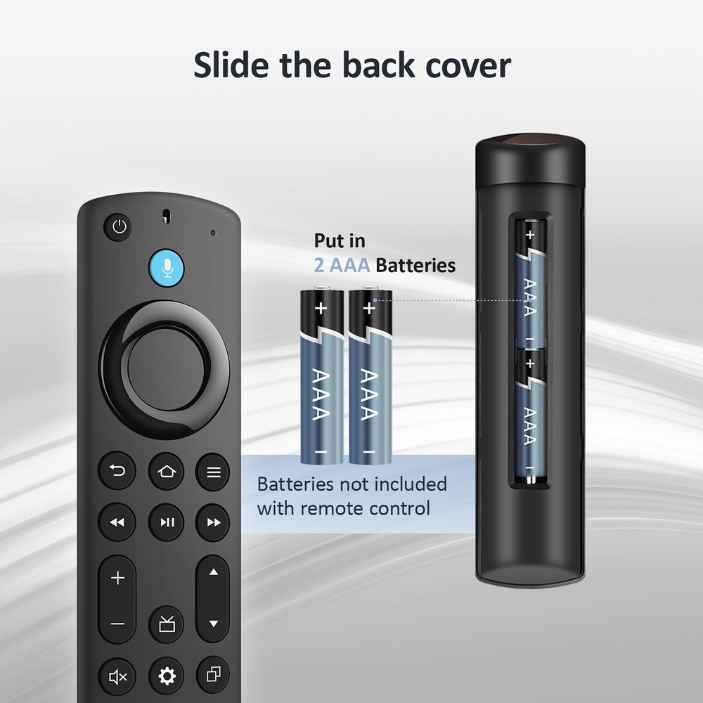 Replacement Voice Remote Control for All Fireseries TV Remote, Fit Black