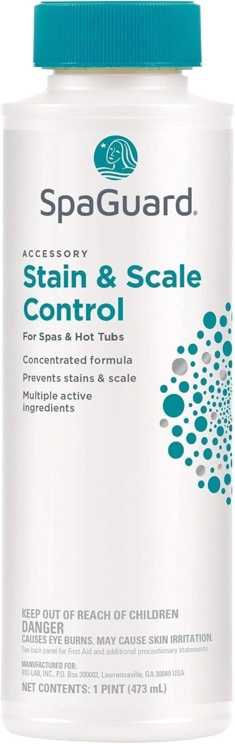 SpaGuard Spa Stain and Scale Control Pint Prevents Calcium Build-Up and Stains