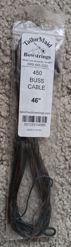 New Tailormaid Bowstring 450 Plus 46" Length 12 Strands!