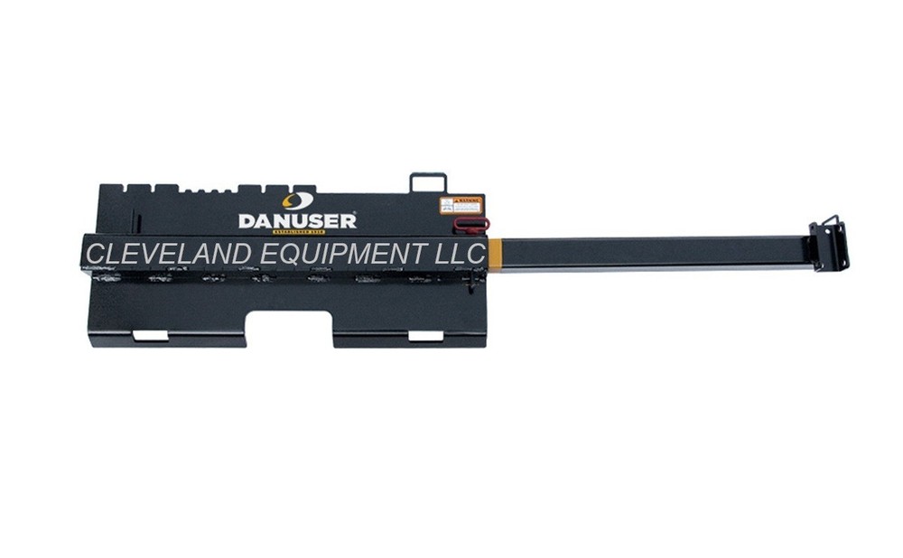 DANUSER T3 FENCE POST DRIVER ATTACHMENT Off Set Skid Steer Loader Mount T-Post