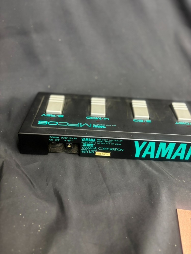 Yamaha FX500 Multi Effects Processor & MFC06 MIDI Foot Controller Set Tested