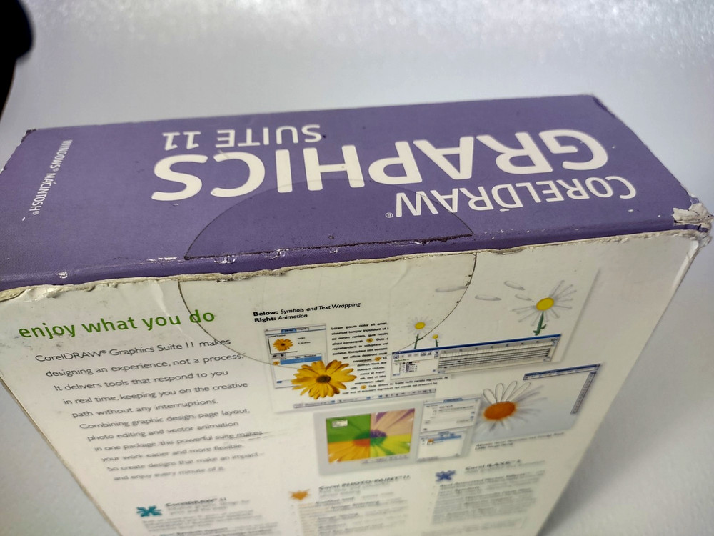 NOB Corel Draw Graphics Suite 11 (Retail) - Full Version for Mac, Windows