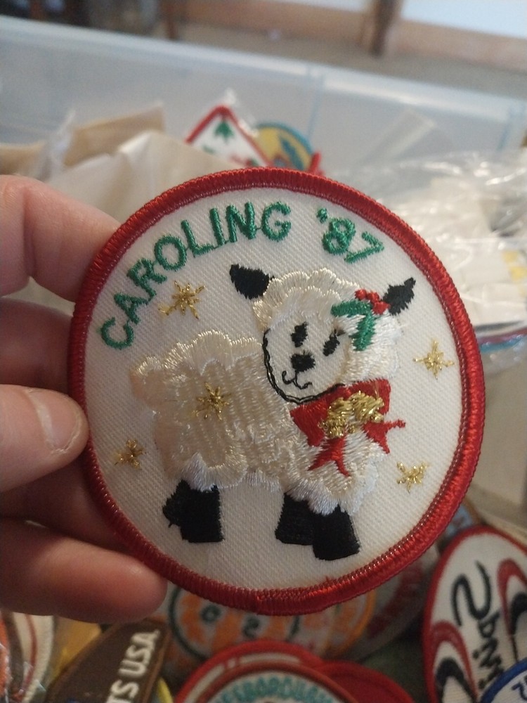 CAROLING '87 Lamb NOS Patch, 3"