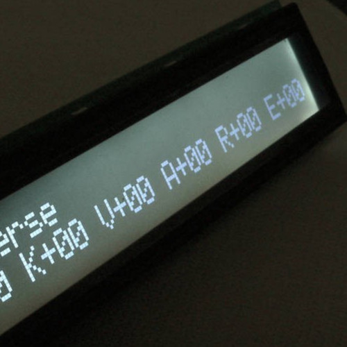 Korg M1 LCD Replacement High Brightness Black Negative LED Display Module
