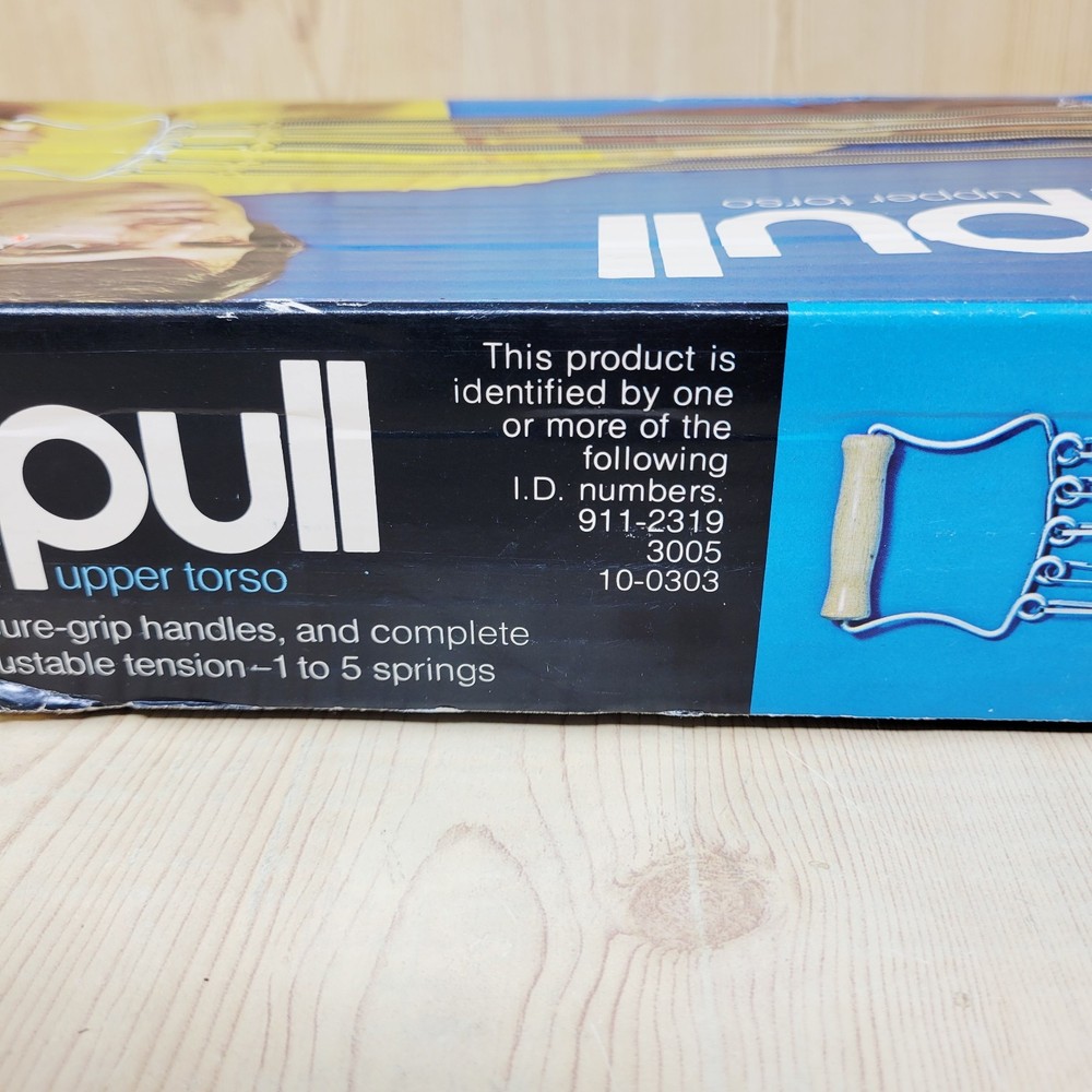 Vintage 1970s DP 5 Spring Chest Pull Expander Exerciser in Original Box