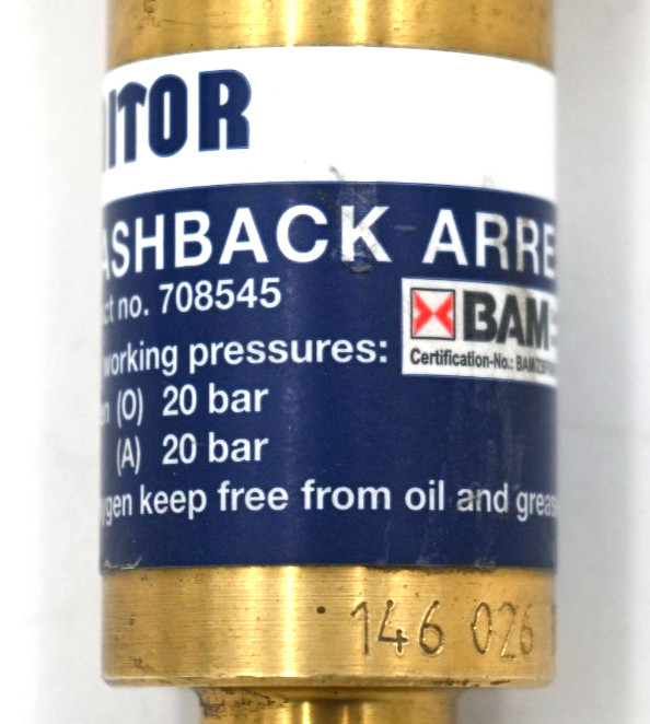 UNITOR S55 OX FLASHBACK ARRESTOR 708545