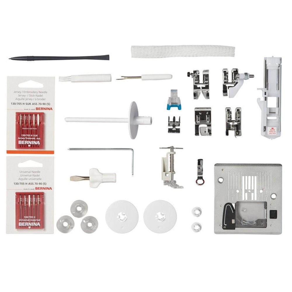 Bernette B79 Sewing & Embroidery Machine Bundle with 130 Thread Spools