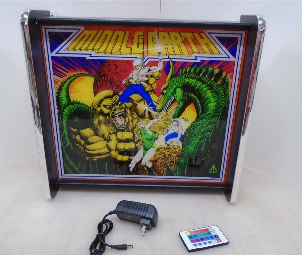 Middle Earth Pinball Head LED Display light box
