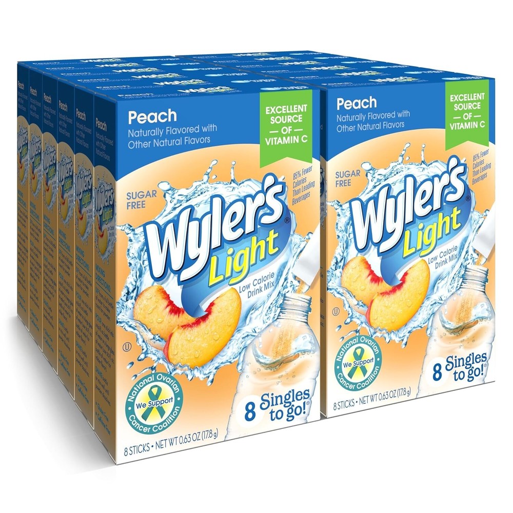 Wyler’s Light Sugar-Free Peach Drink Mix - Convenient Hydration Solution