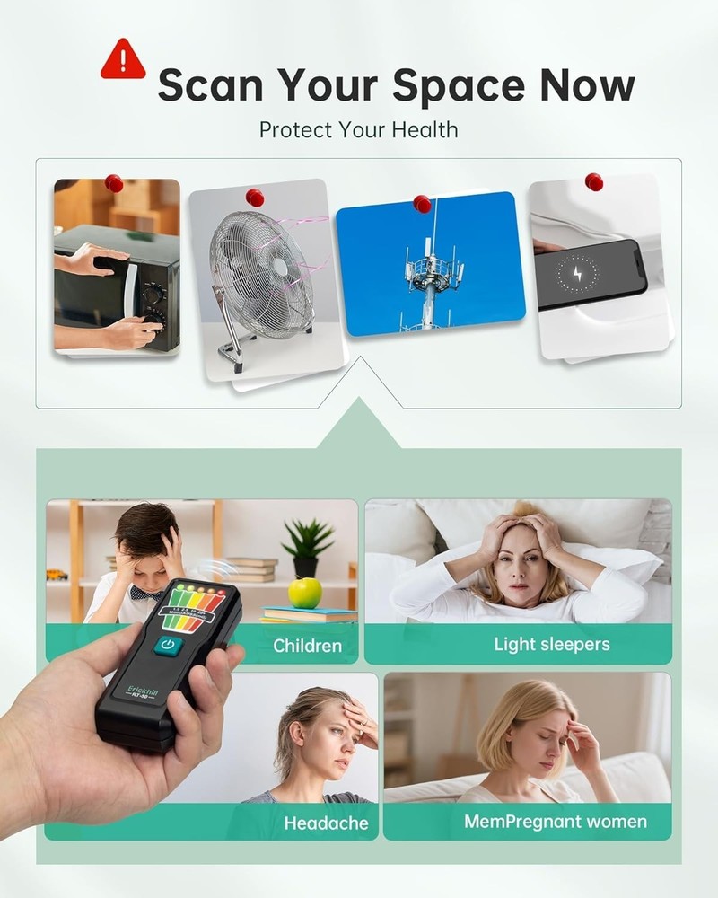 Lightweight EMF Detector with Wide Frequency Range - Perfect for Paranormal Use