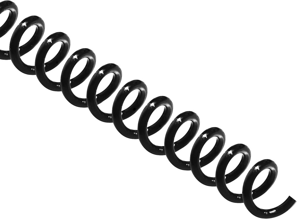 100 Pack Plastic Spiral Binding Coils,6Mm(1/4") Binding Spirals,30 Sheet Capacit