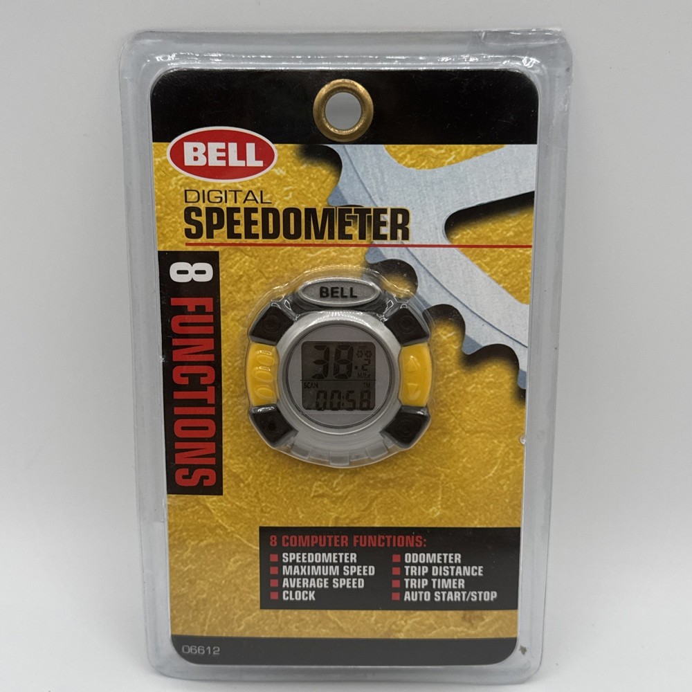 Bell 8 Computer Function Digital Speedometer For Bicycles 20" to 27"  Sealed