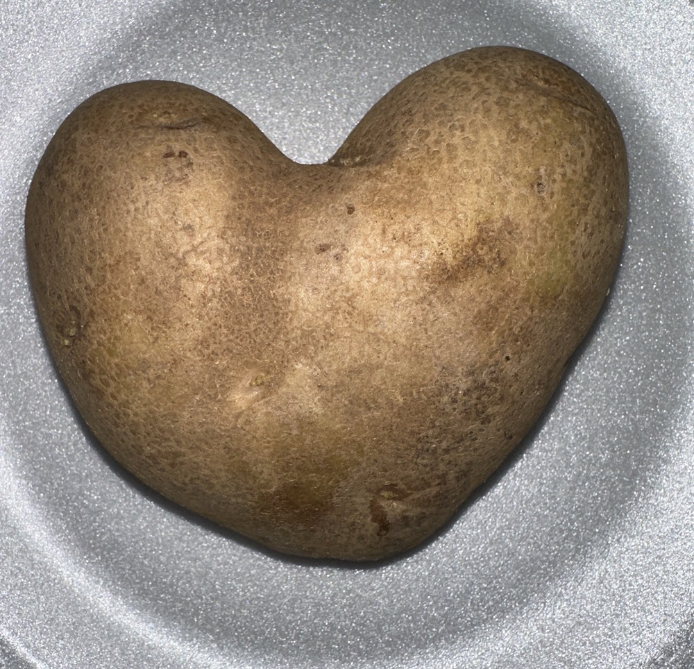 Heart Shaped Potato Potato Easter potato