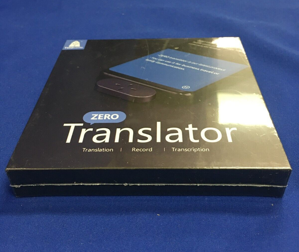 Timekettle Zero Translator Device for iPhone IOS - Black - NEW