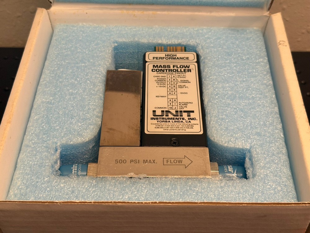 Unit Instruments UFC-1410A Mass Flow Controller 10 SCCM Argon (Ar) | 500 PSI