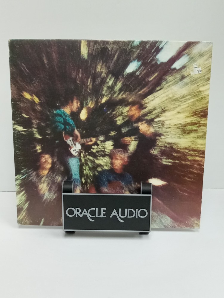Large Oracle Turntable Now Playing Record Display Stand – Black & Gray