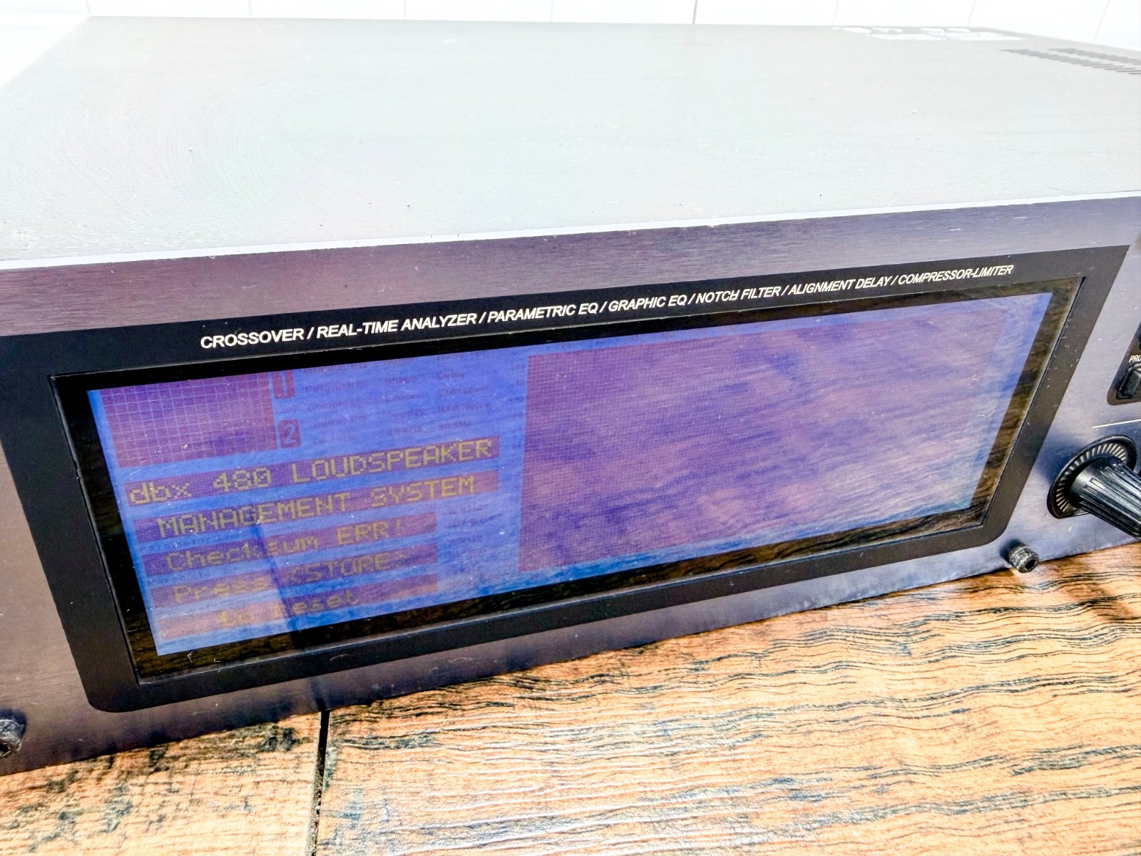 DBX Drive Rack 480 Equalization and Loudspeaker Management System G1130