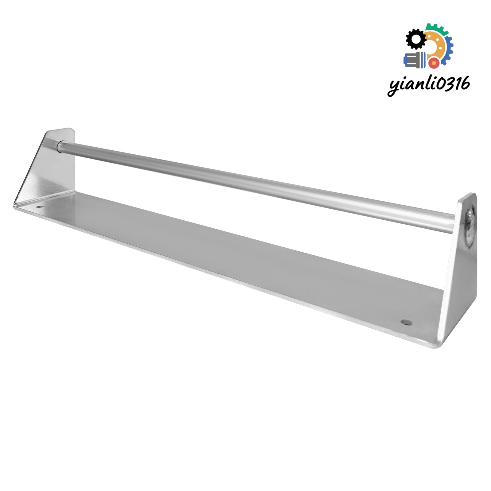 Aluminum Tie Down Hanger Holder Rack for Trailer Garage Storage Organizer Silver