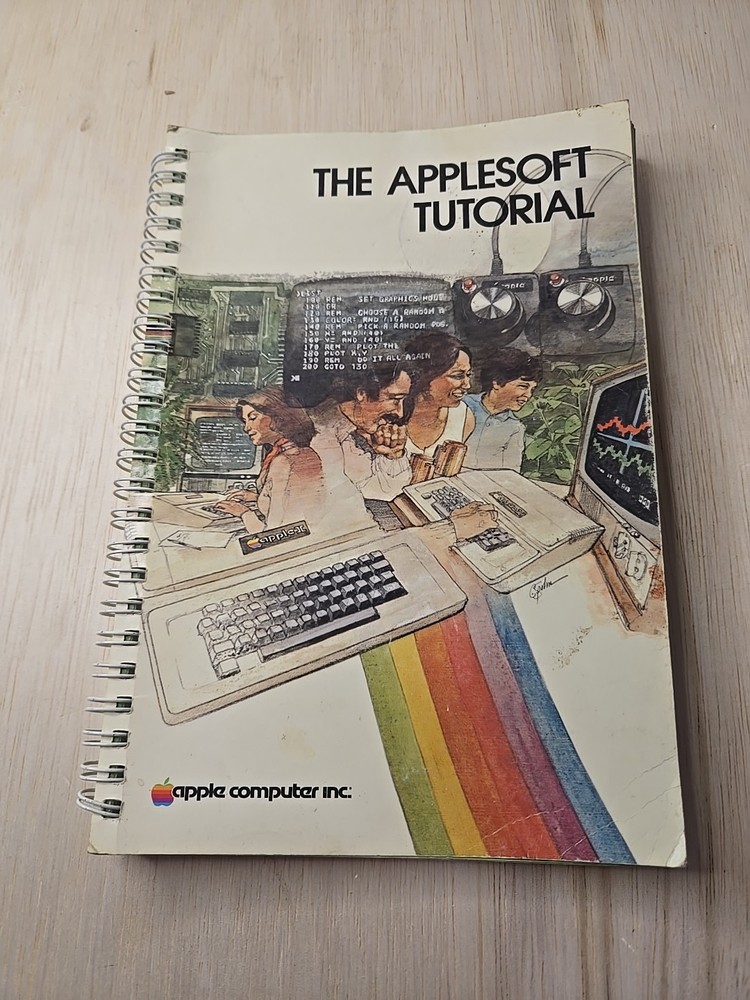 Vintage The Applesoft Tutorial Book