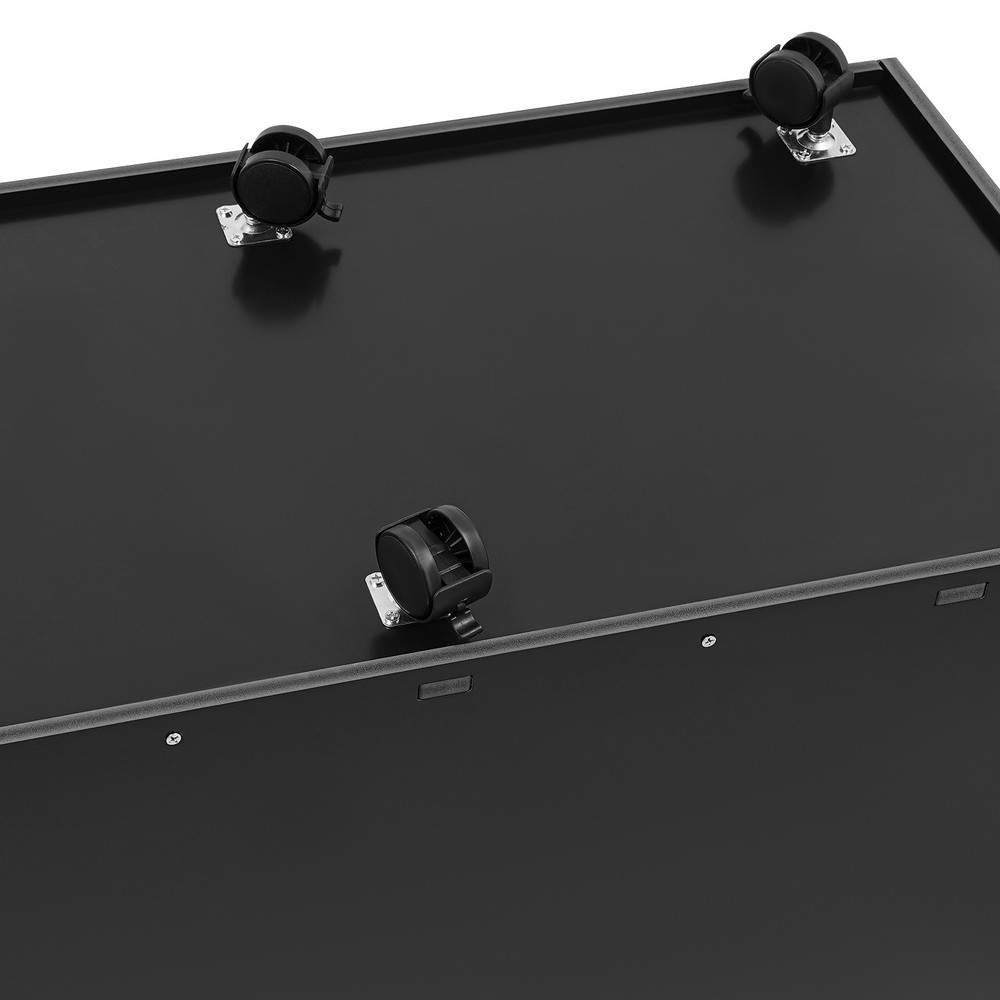 21 Slots Mobile Roll File Storage Rack, Roll Files Storage Cabinet with Wheels