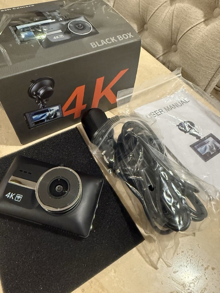 4k DUAL DASH CAMERA BLACK BOX