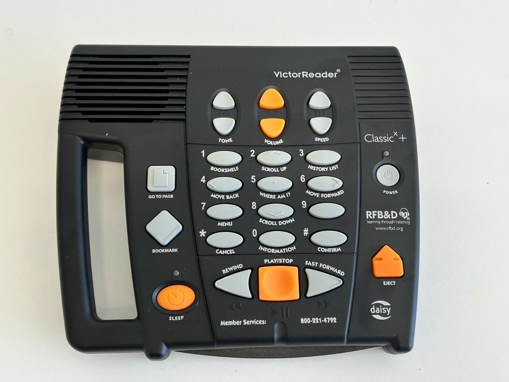 PP20: RFB&D HumanWare Victor Reader Daisy Classic X+ - Needs New Battery